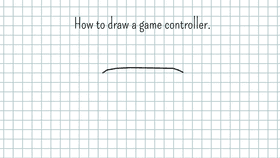 How to draw a game controller.