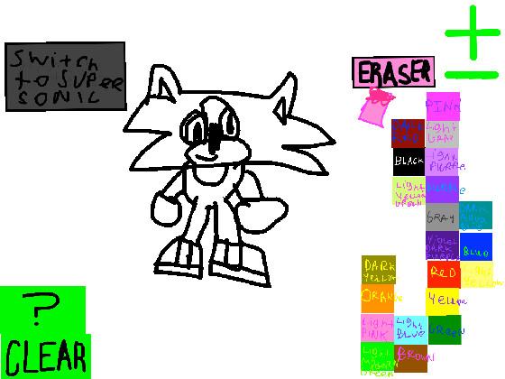 To draw: Sonic the Hedgehog 1.2
