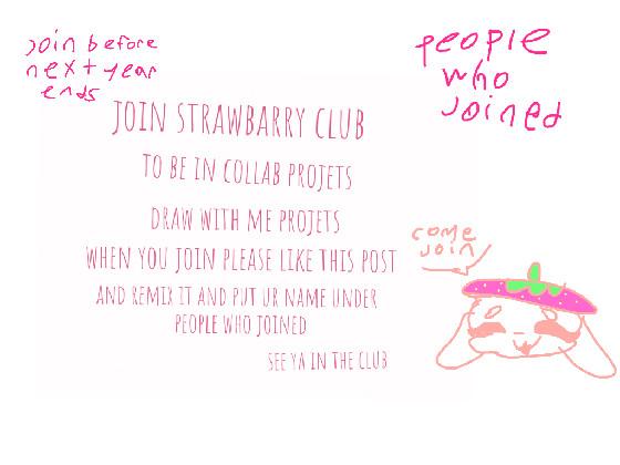join the strawberry club🍓🍓🍓