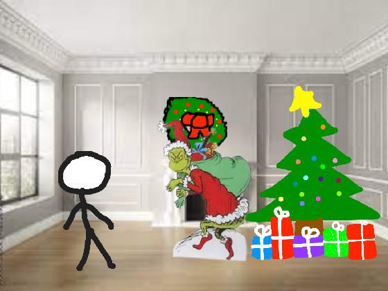 The Grinch Ruins Stickmans Christmas