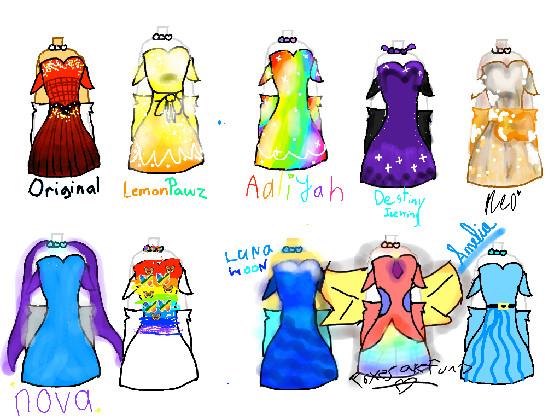 desin a dress!👗 1 1 1