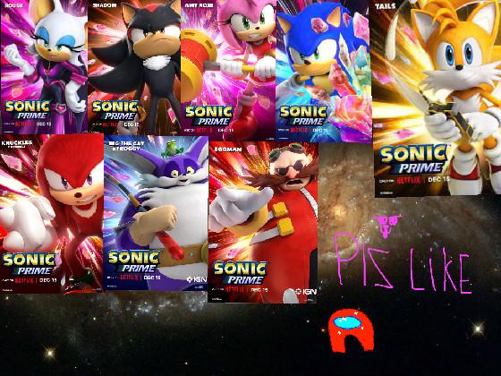 all of the sonic prime characters