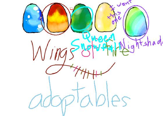 Wof adoptions! adopt your own egg! tags, wof , wings of fire , adopt , egg  1 1 1