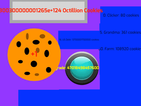 Cookie clicker hacked
