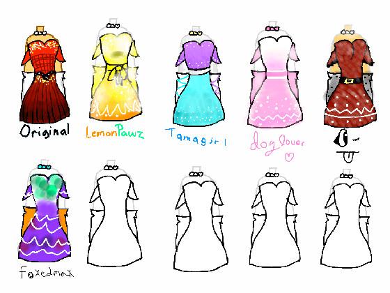 re:🏵design a dress🏵 1 1 1 1