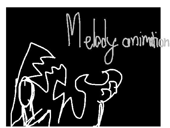 Melody meme animation (scary images, eyes and blood)