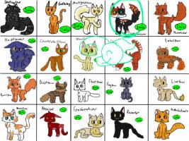 warrior cat adoptables