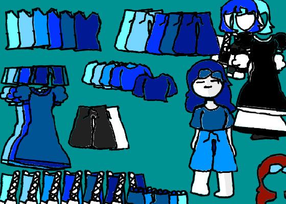 Blue Dress up 1