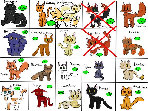 warrior cat adoptables 1
