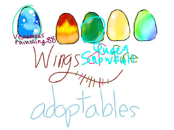 Wof adoptions! adopt your own egg! tags, wof , wings of fire , adopt , egg  1 1