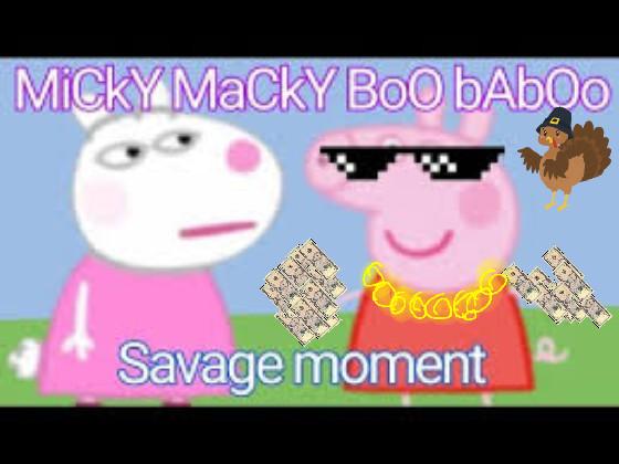 peppa pig micky macky boo baboo song *funny* 2 1