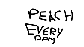 peaches every day