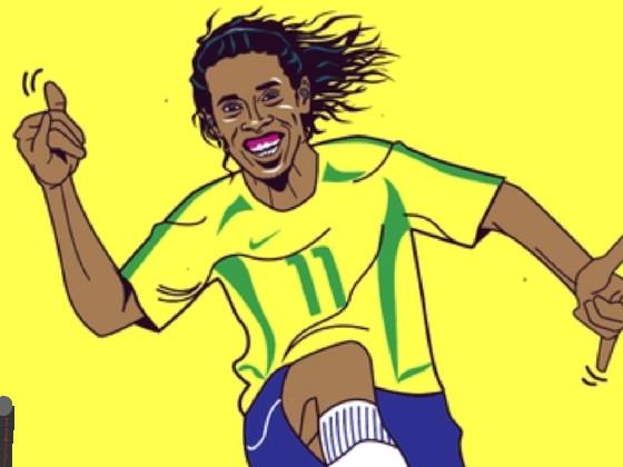 Point at him#Ronaldinho#⚽️