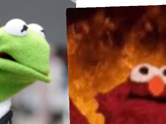 Kermit and Elmo staring contest 1 1