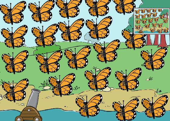 Make the butterflys suffer