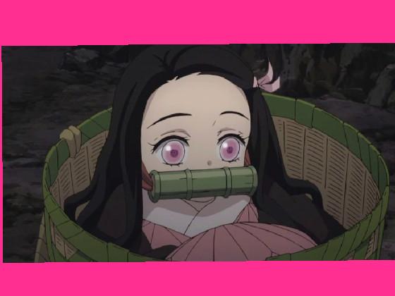 Nezuko clock 1