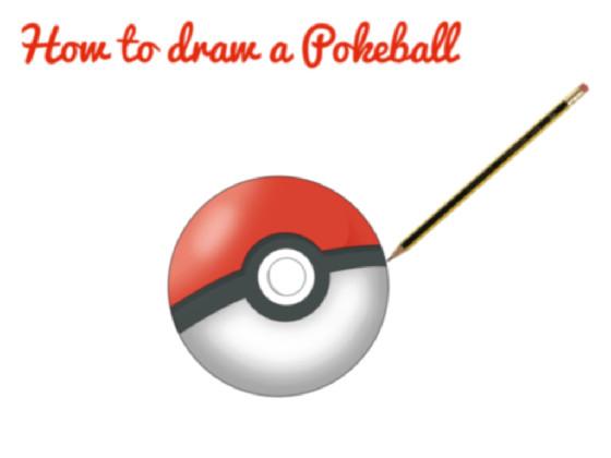 How to draw a Pokèball