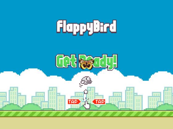 flappy bird but butterfly 