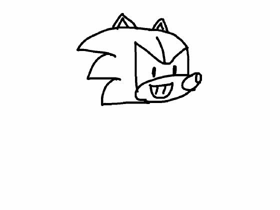 Learn To draw sonic