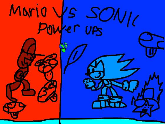 Mario VS Sonic POWER UPS