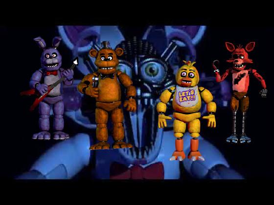 tap the fnaf animatronics for jump scares 1 2 1
