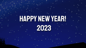Happy New Year 2023 goodbye, 2022, and hello, 2023