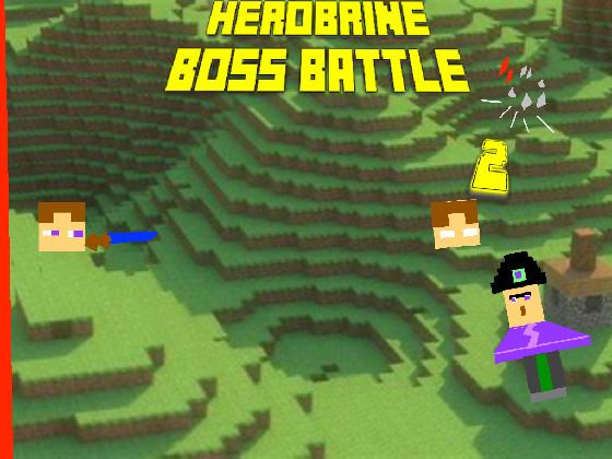 minecraft herobrine boss battle realy hard 1 1 1