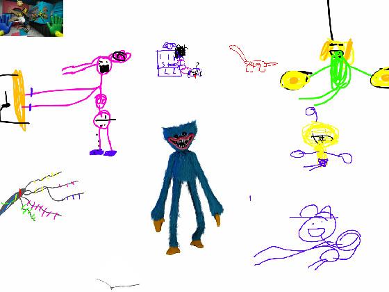 huggy wuggy in 7 types 1