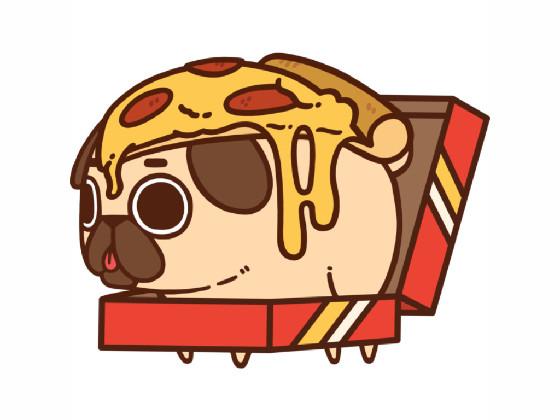 Pizza pug 🐶+🍕