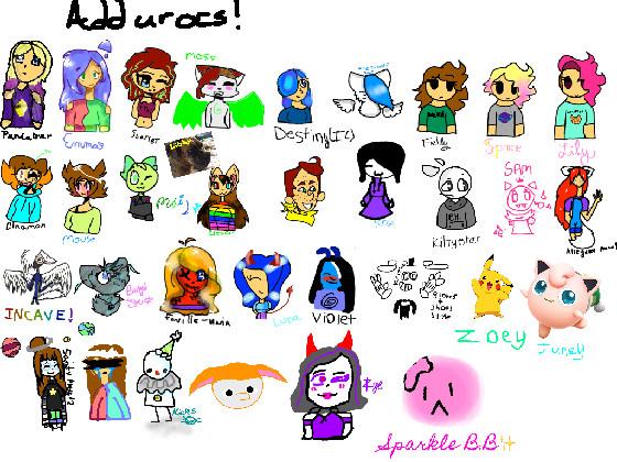 add your ocs