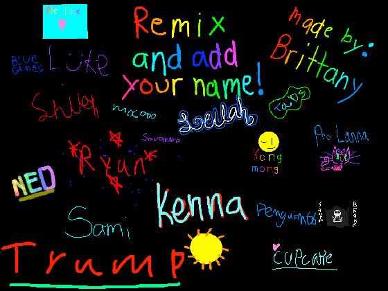  add your name  1 1 1