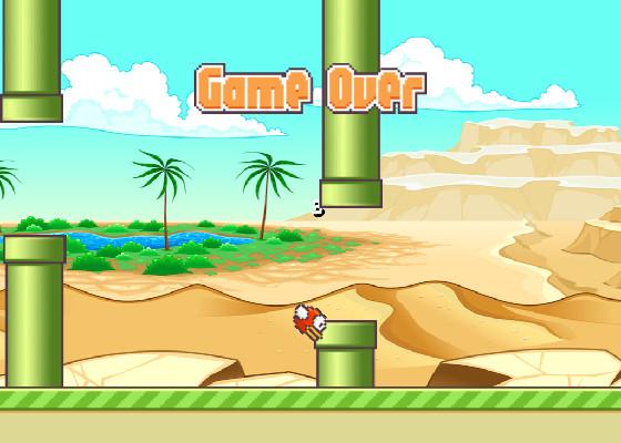 Flappy Bird in the desert