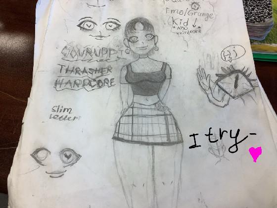 one of my drawings 👁🫦👁