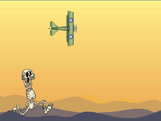 skeleton  plane