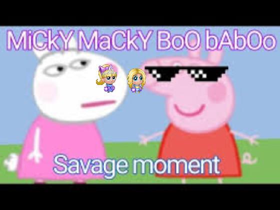 Peppa Pig Miki Maki Boo Ba Boo Song HILARIOUS  1 1 1 2 1 1
