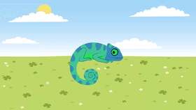 chamelen change color game