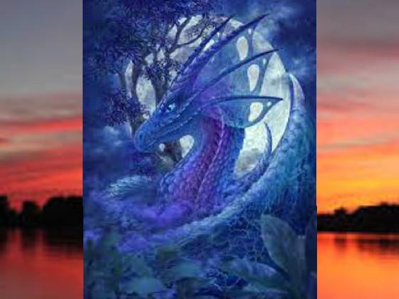 dragons is sunset