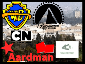 Warner Bros. Paramount Aardman And Cn Logos