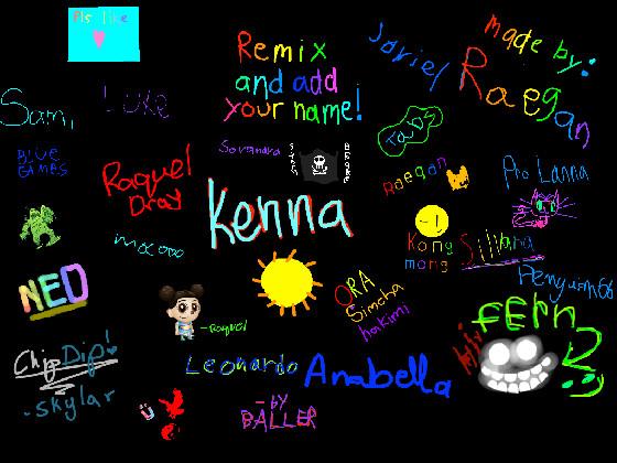 remix add your name i did it 1 1 1