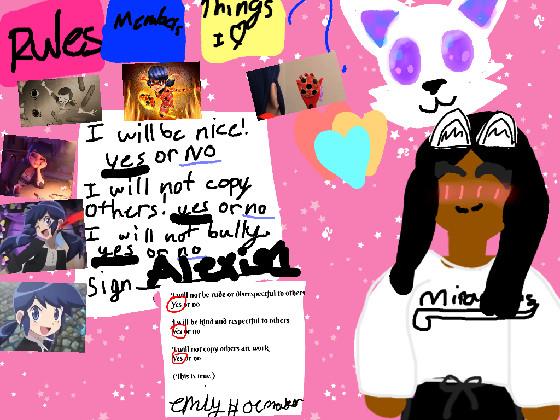 my user is Alexisthewolf😊 1