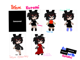 re:re:Fix (cencored word) with kuromi! :D (Add ur fixed one) 1 1