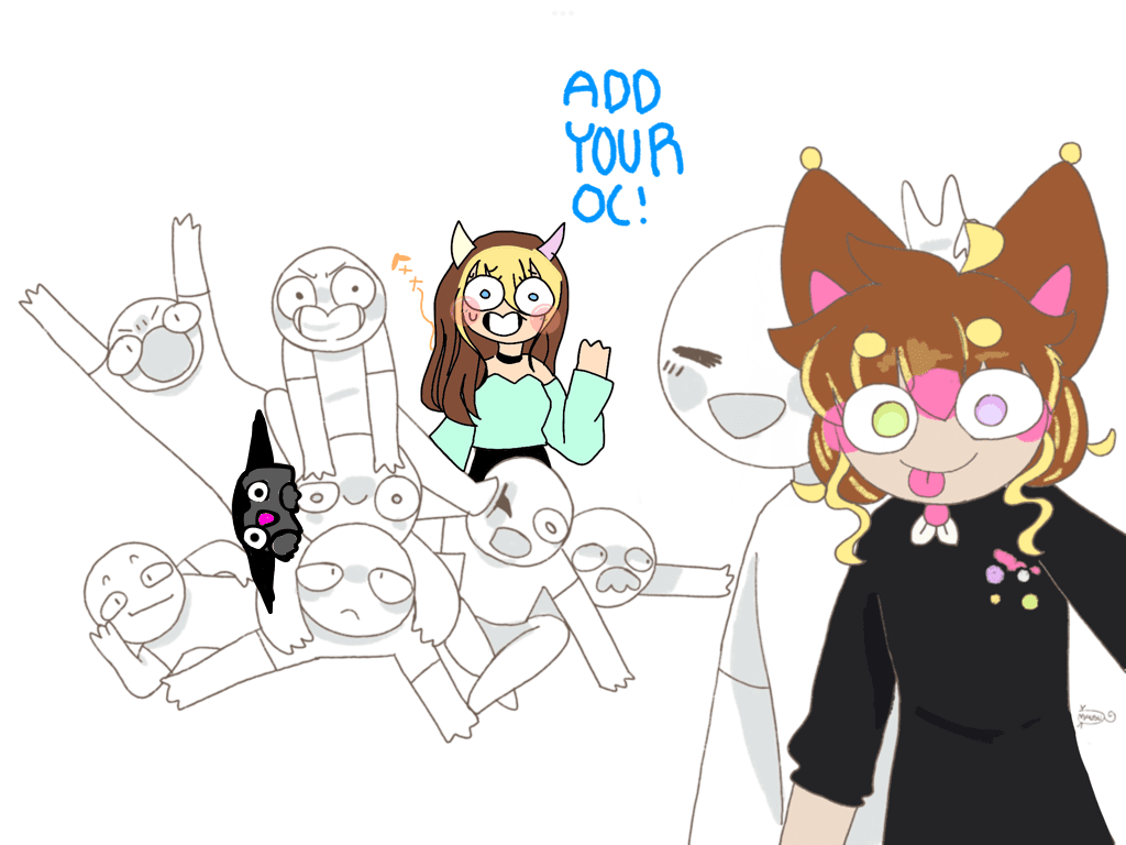 re:Add ur oc in the group photo! 1 1