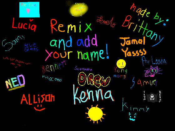 add your name! 1 1 1