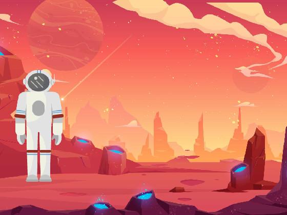 ASTRONOUT IN UNKNOWN PLANET