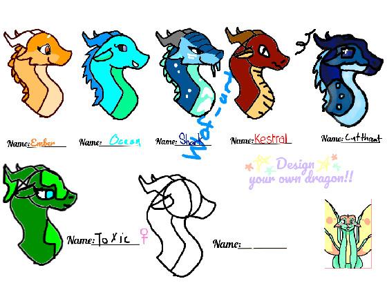 make your own dragon!!   1 1