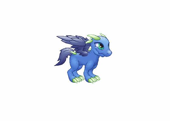I’m a blue dragon