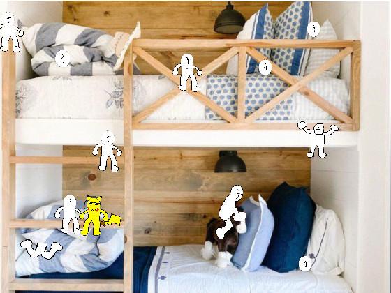 Add your oc on the bunk bed!