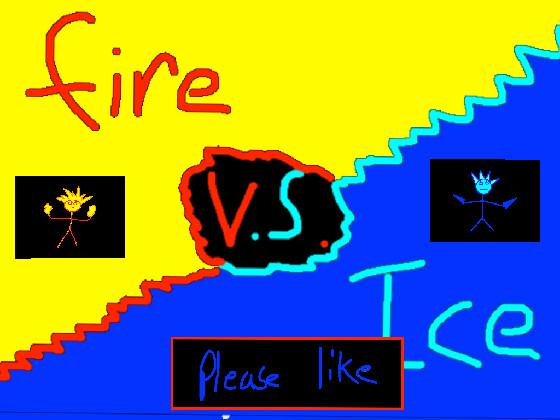 1-2 player ice vs fire NEW 1 2 1
