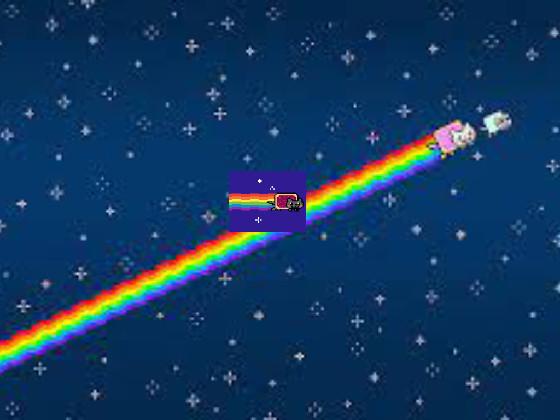 nyan cat in space