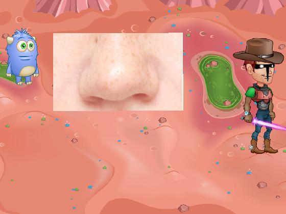 tickle the nose hole